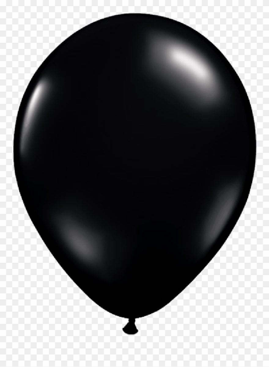 Black Balloons Clipart - Black Balloon Clipart - Png Download