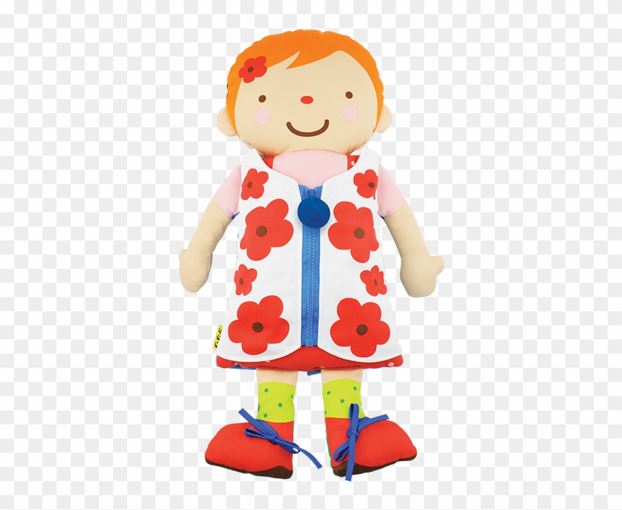 2 In 1 Dress Up Doll - Lalka Do Nauki Ubierania Clipart