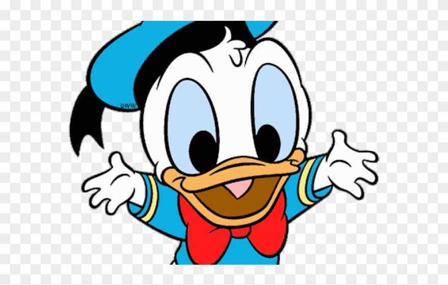 Donald Duck Clipart Clip Art - Baby Donald Duck Clipart - Png Download