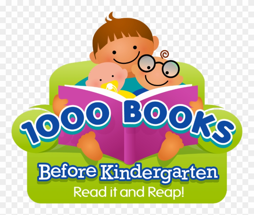 1000 Books Before Kindergarten - 1000 Books Before Kindergarten Logo Clipart