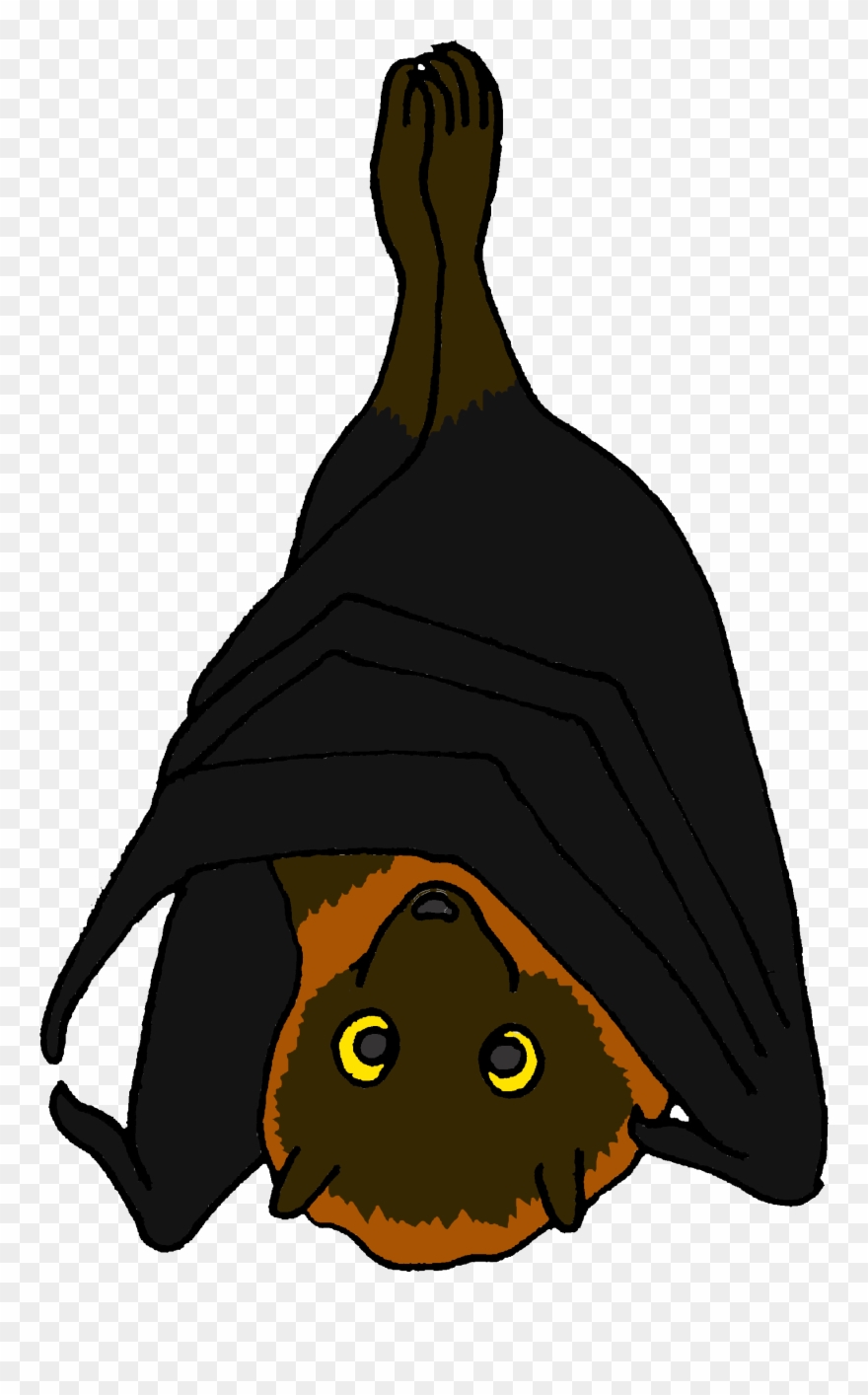 Cartoon Rodrigues Fruit Bat - Fruit Bats Cartoon Clipart