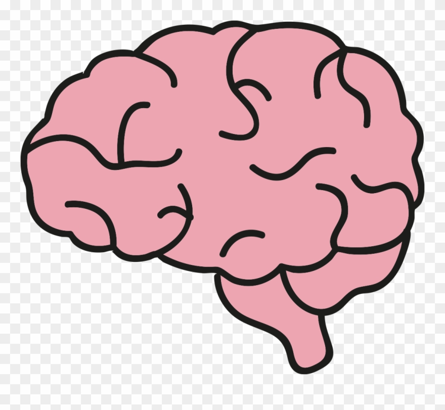 I Was On The Pill 'cilest' And It Caused Me To Have - Simple Brain Clip Art - Png Download