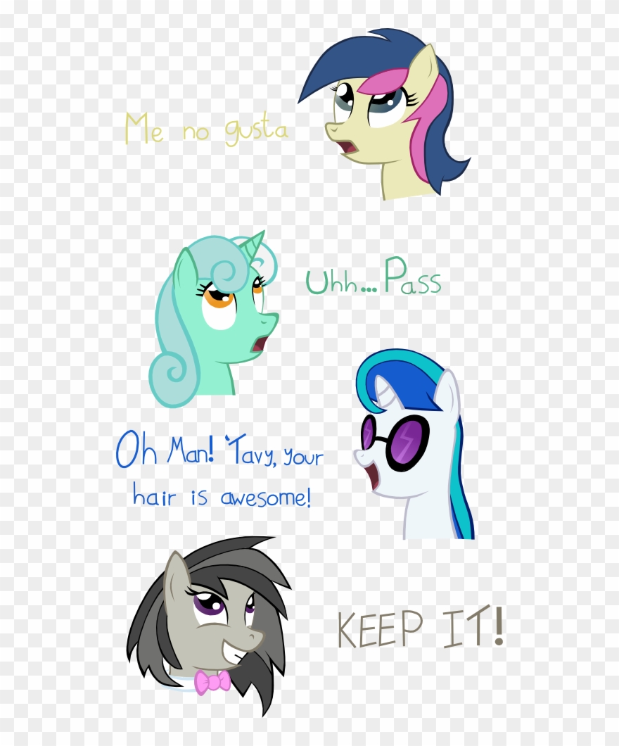 Me No Gsta Avy, Your Hair Is Awesome Keep It - Cartoon Clipart