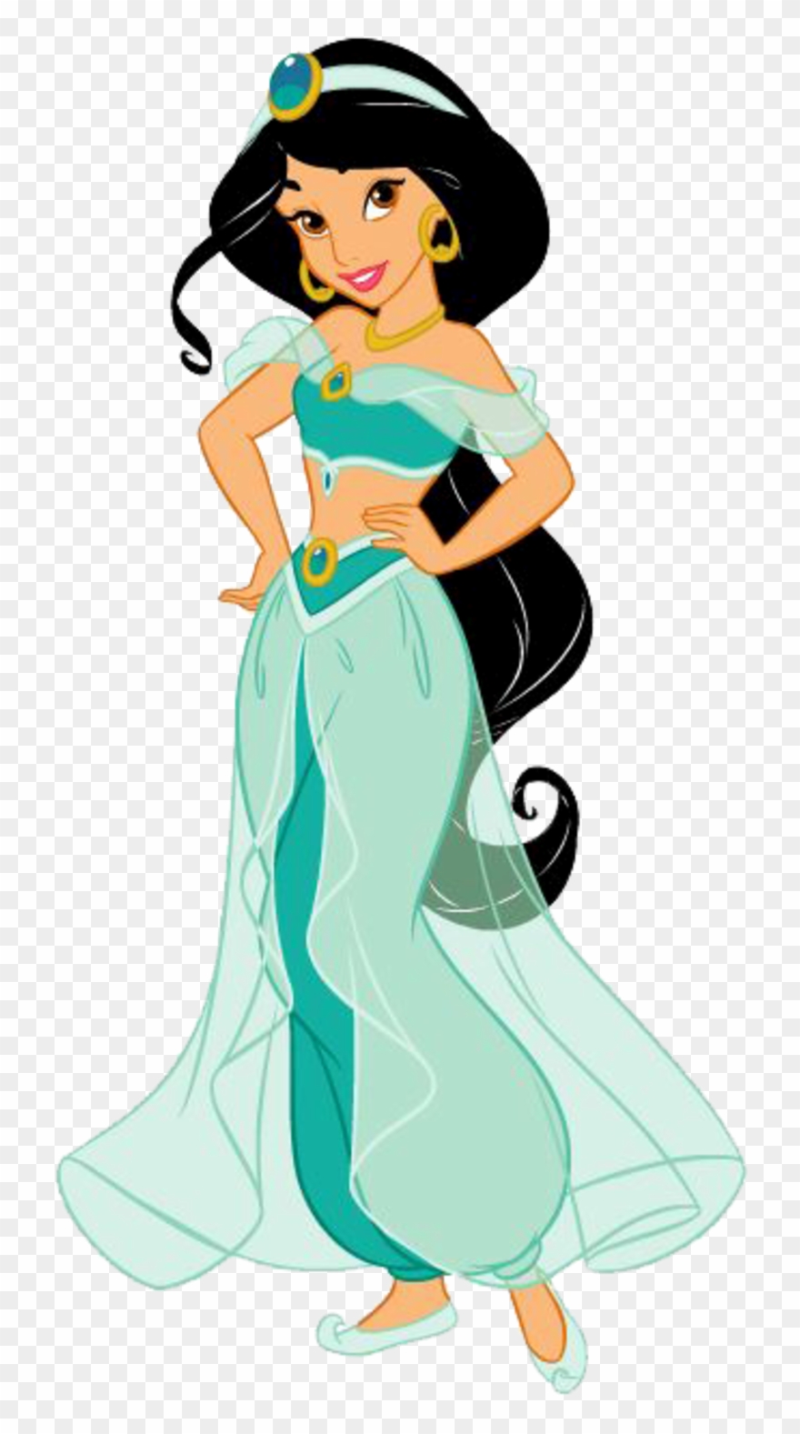 Jasmine's Redesign Without Sparkles - Disney Princesses As Potatoes Clipart