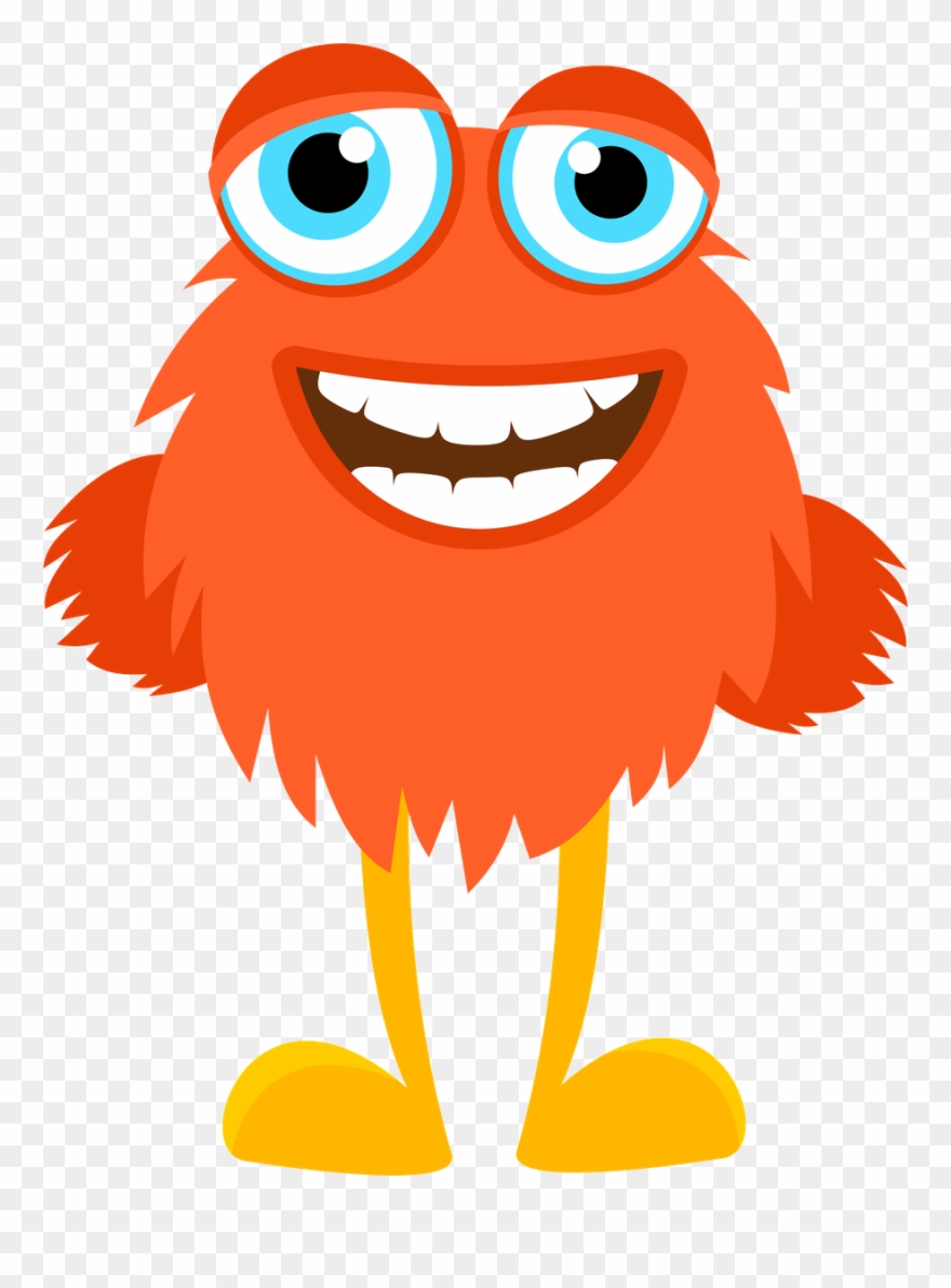 Hanger Clipart Cute - Monstrinhos Png Transparent Png