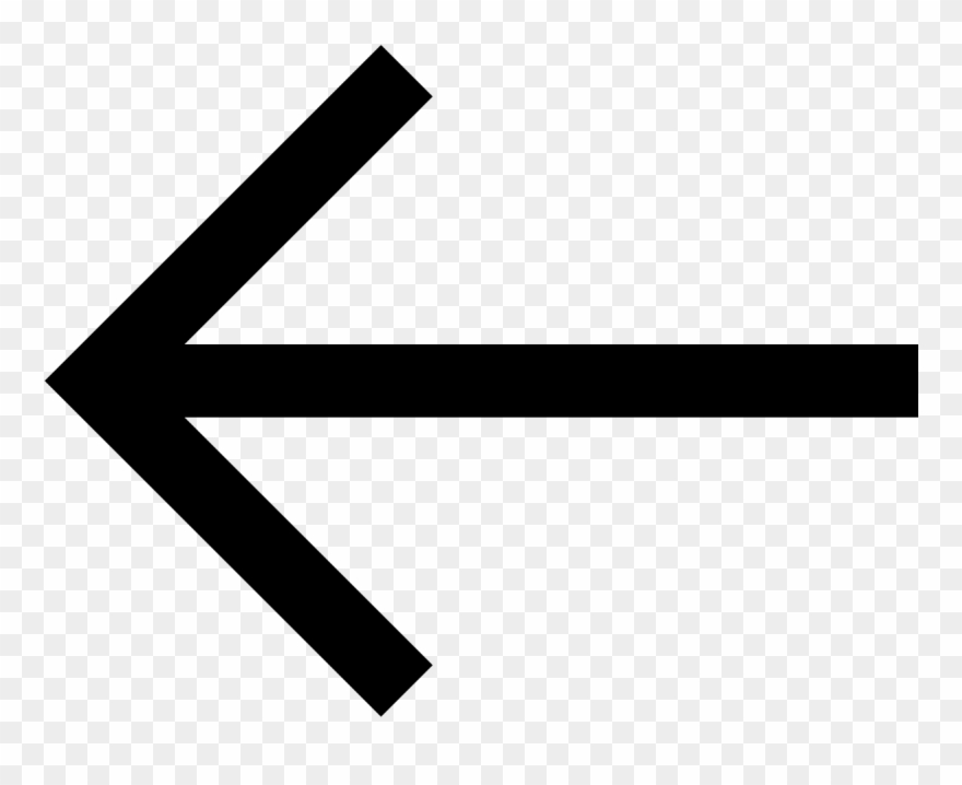 White Arrow Png - Arrow Left Svg Clipart