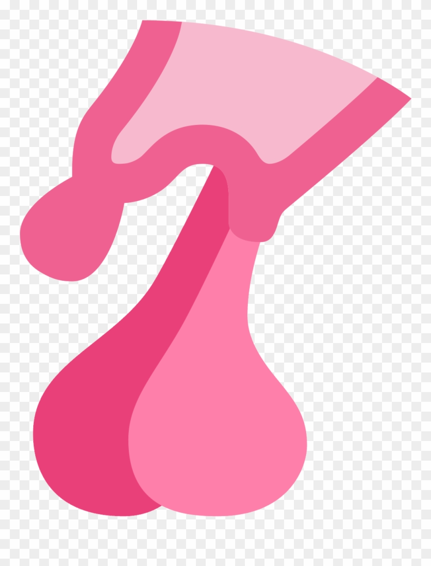 Hypothalamus And Pituitary Gland Icon - Pink Clipart