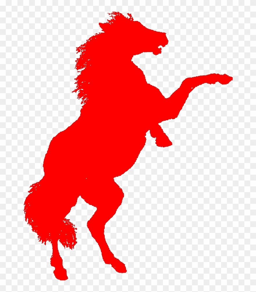Horse - Red Horse Logo Png Clipart