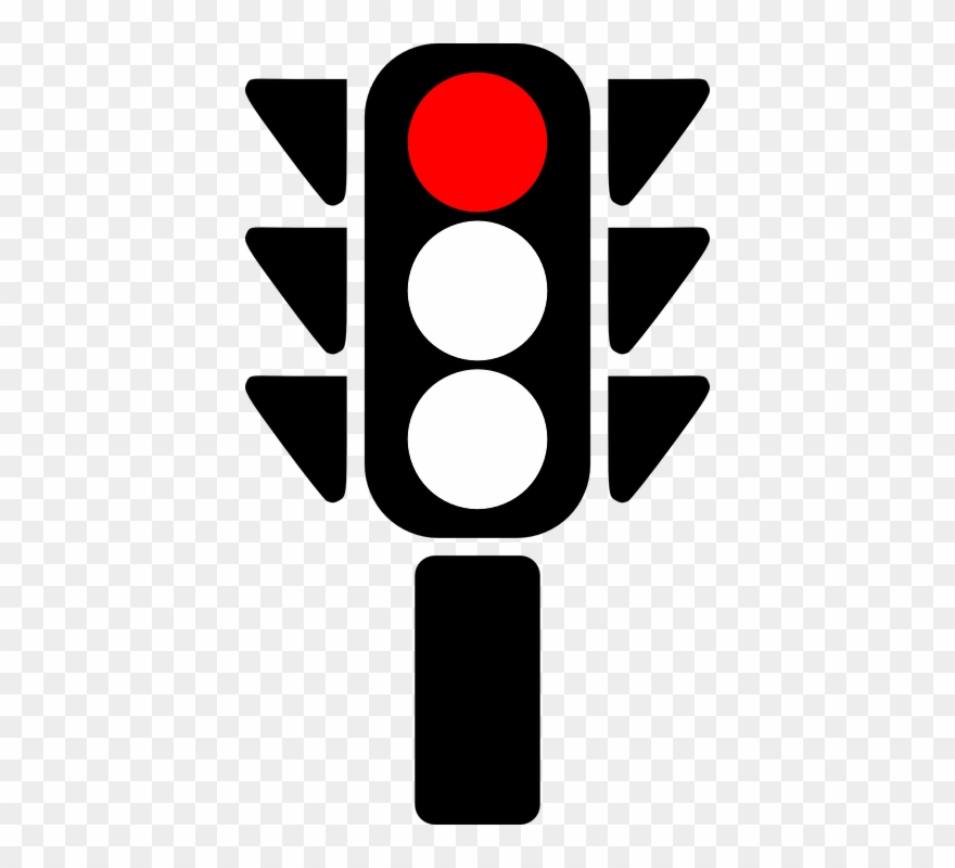 Traffic Light Png 10, Buy Clip Art - Red Traffic Light Icon Transparent Png