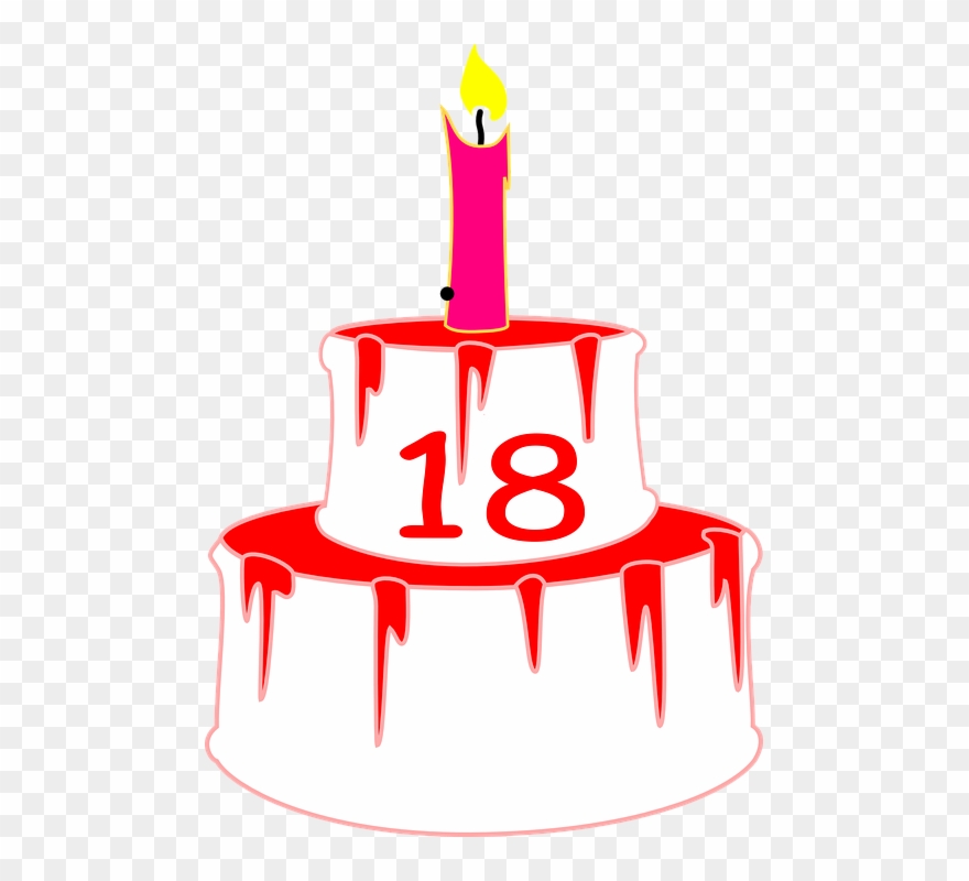 Birthday Cakes Graphics 28, Buy Clip Art - 18 Birthday Cake Png Transparent Png