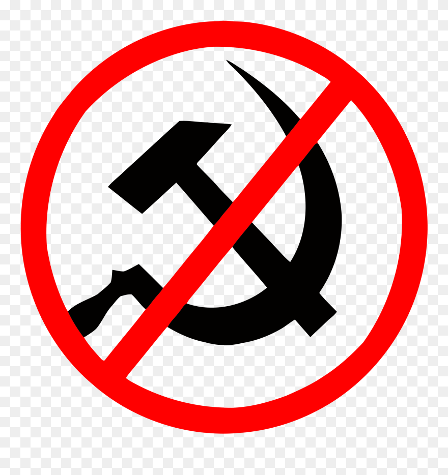 Anti Hammer And Sickle Clipart