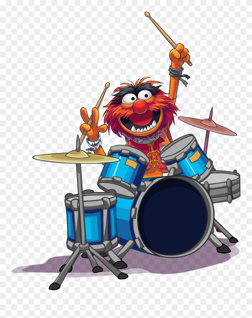 Animal Muppet Png Picture Download - Animal Drum Electric Mayhem T Shirt Clipart