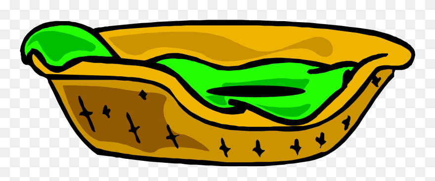 Dog Clip Art Resting - Pet Bed Clip Art - Png Download