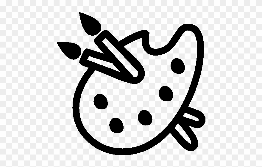 Télévision - Artist Dad Round Ornament Clipart