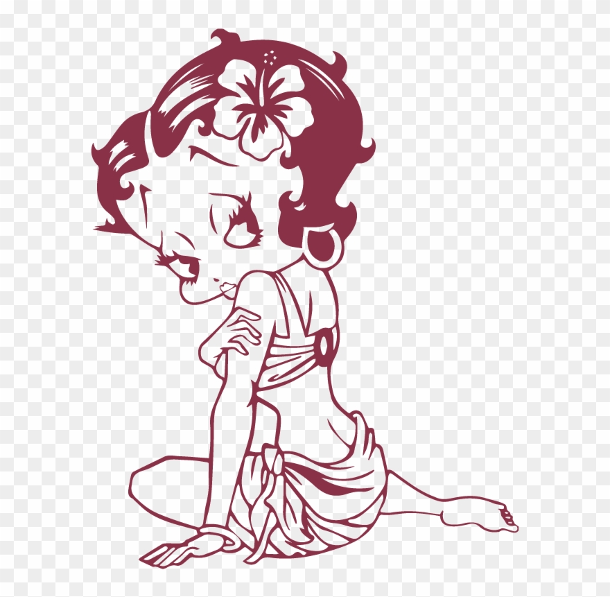 Betty Boop Tattoo Stencils Clipart
