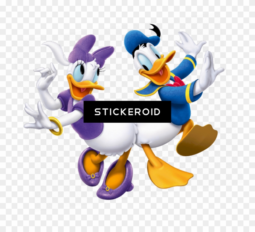 Daisy And Donald Dancing - Donald & Daisy Dancing Clipart