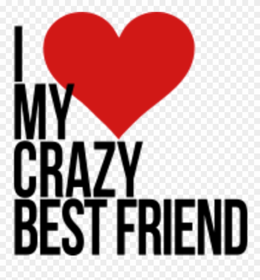 Best Friend Heart Clip Art - Png Download