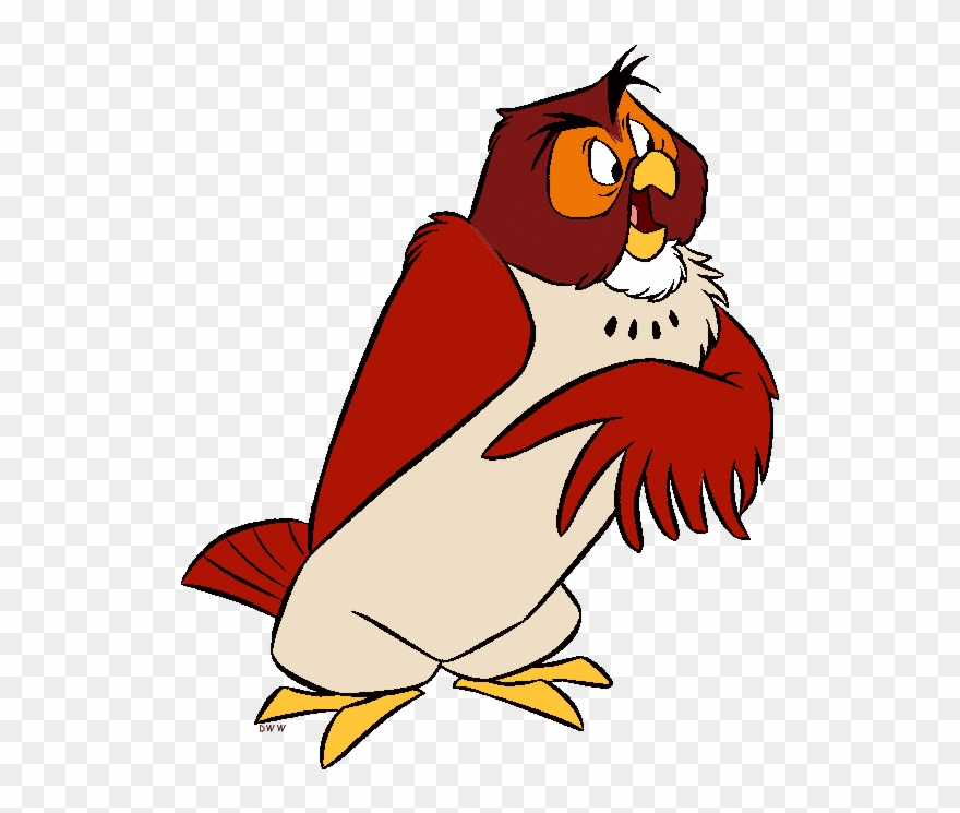 Owl Disney Cliparts - Buho De Winnie Pooh - Png Download