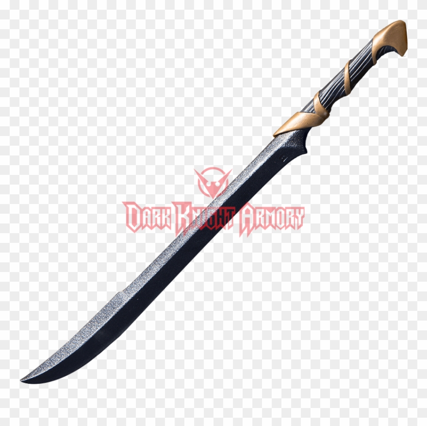 Dark Elven Hunter Larp Blade Mci From Dark Knight Armoury - Sword Clipart