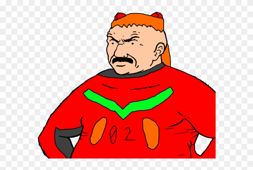 “ Hey Kaji-san Watch Me Destroy This Friggen Angel - Carl Aqua Teen Evangelion Clipart