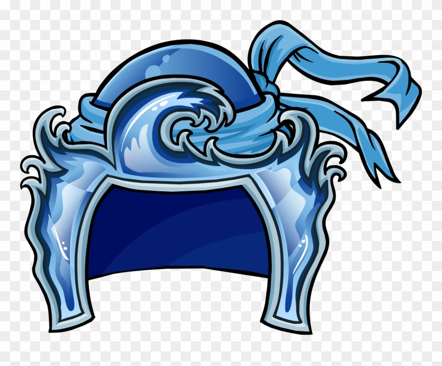 Helmet Of Oceans - Club Penguin Card Jitsu Clipart