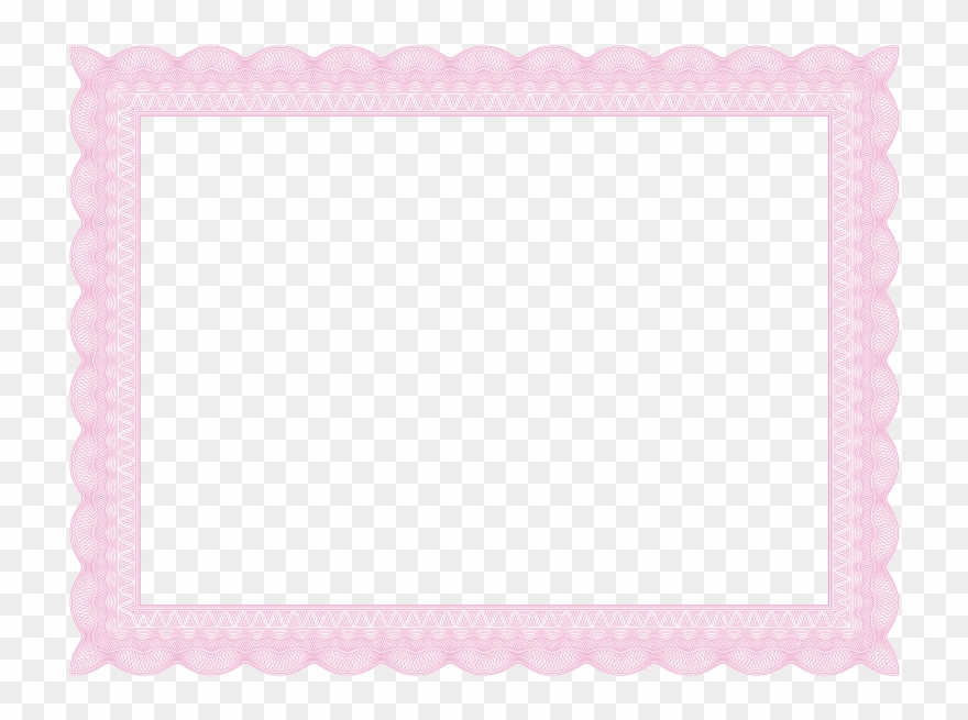 Formal Border For Certificate Clipart Best - Png Download