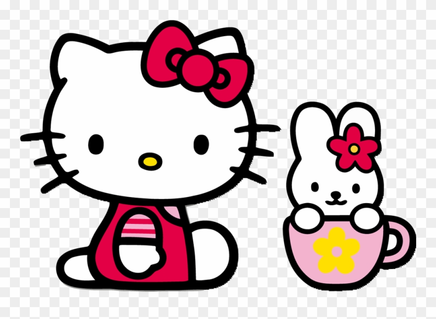 Hello Kitty And Bunny Clipart