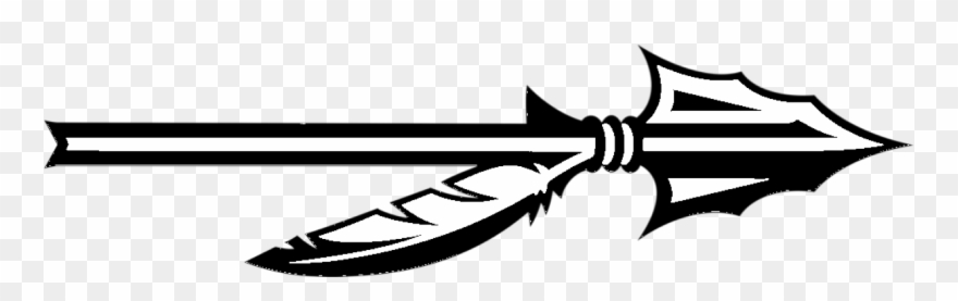 Share Via Email - Fsu Spear Black And White Clipart