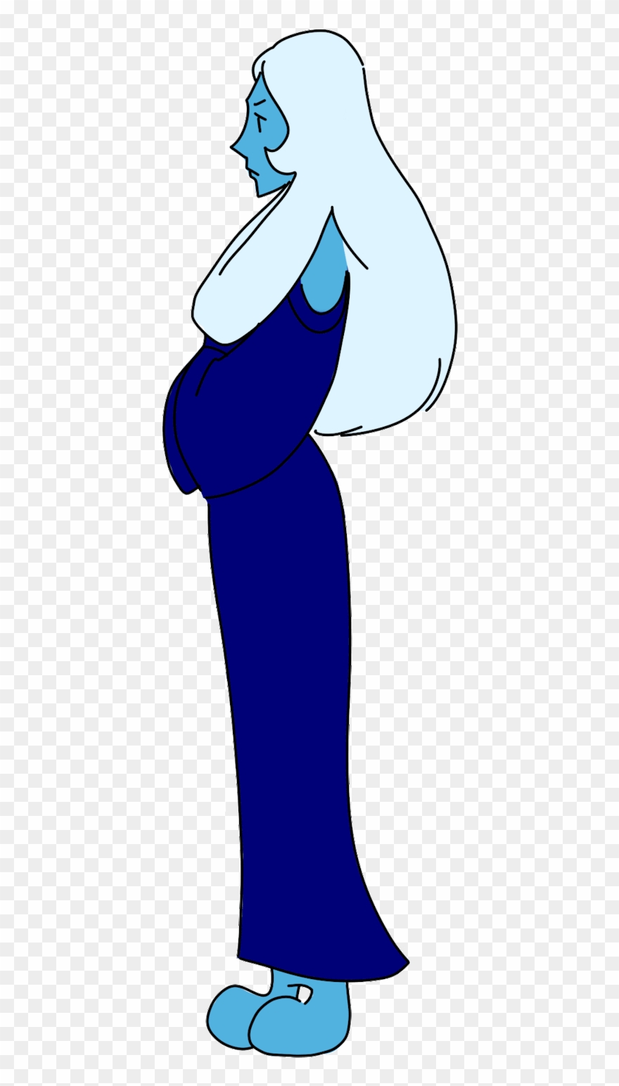 Steven Universe Blue Diamond Plush Clipart