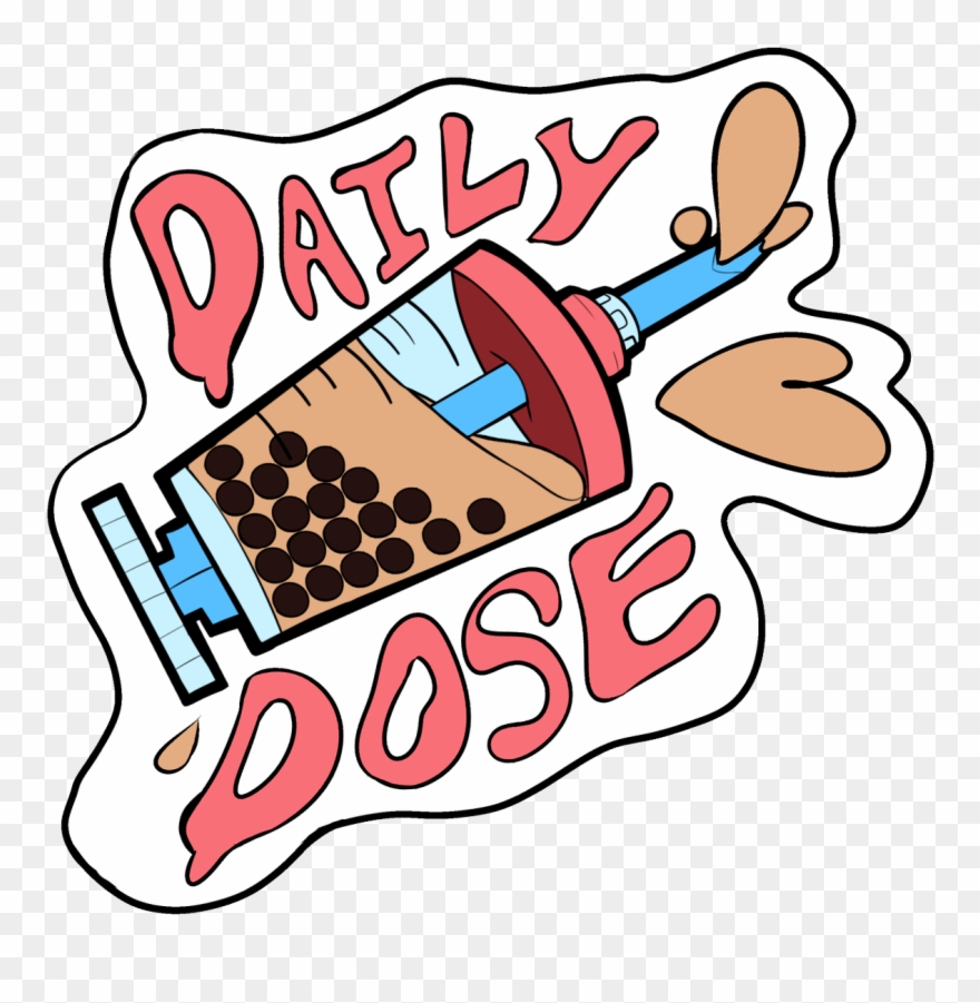 To Them Here On My Etsy Https - Daily Dose! Bubble Tea Syringe- Hard Enamel Pin 1.5" Clipart
