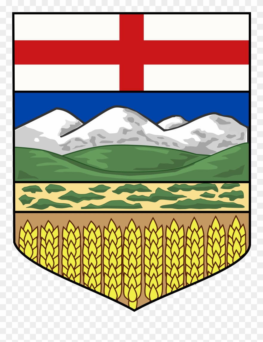 This Flag Design Presents An Image Of Edmonton's River - Vector Graphics Clipart