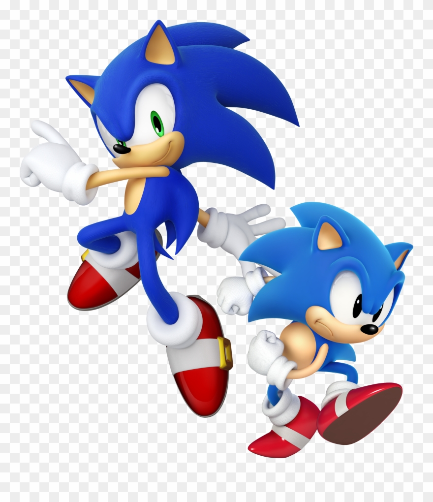 Sonic The Hedgehog Clipart Retro - Sega Sonic Generations 3ds - Png Download