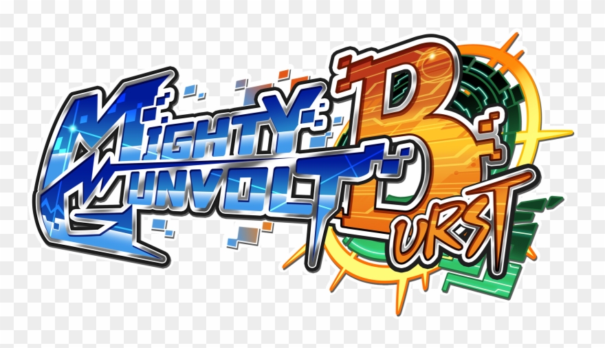 Mighty Gunvolt Burst To Switch June 15 And 3ds July - Mighty Gunvolt Burst Logo Clipart