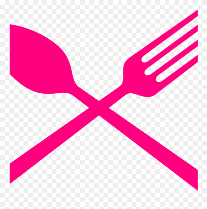 Fork And Spoon Clip Art Fork And Spoon Cross Clip Art - Spoon And Fork Transparent - Png Download