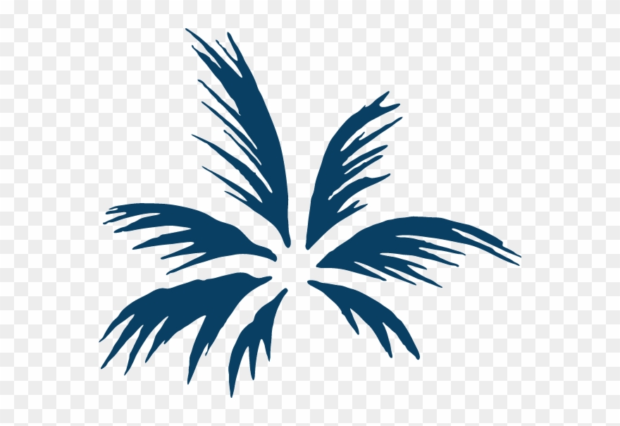 Caliva Palm Icon Blue 600px - Caliva Pen Clipart