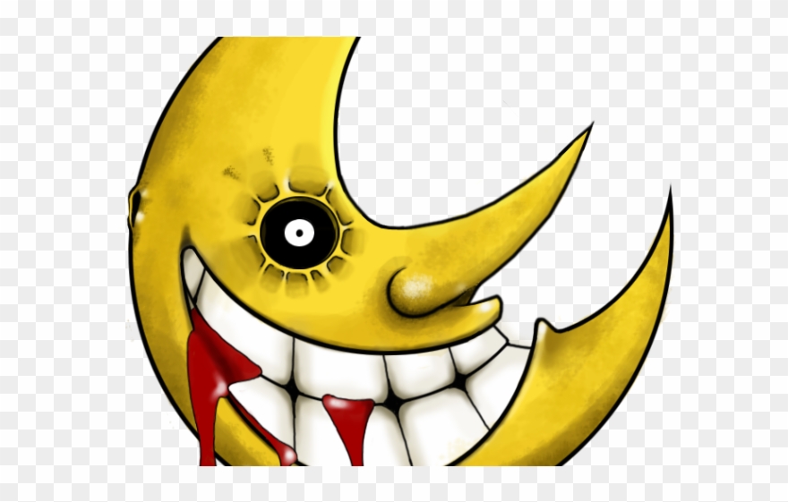 Creepy Clipart Moon - Soul Eater Moon - Png Download