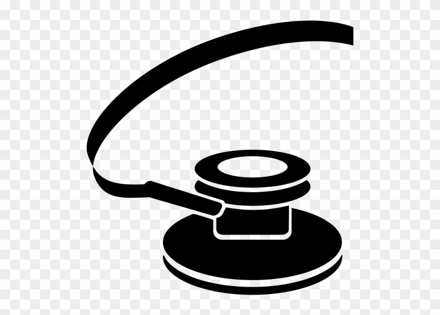 Stethoscope Rubber Stamp - Elite Np Clinic: Tamara Washington, Aprn, Fnp-c Clipart