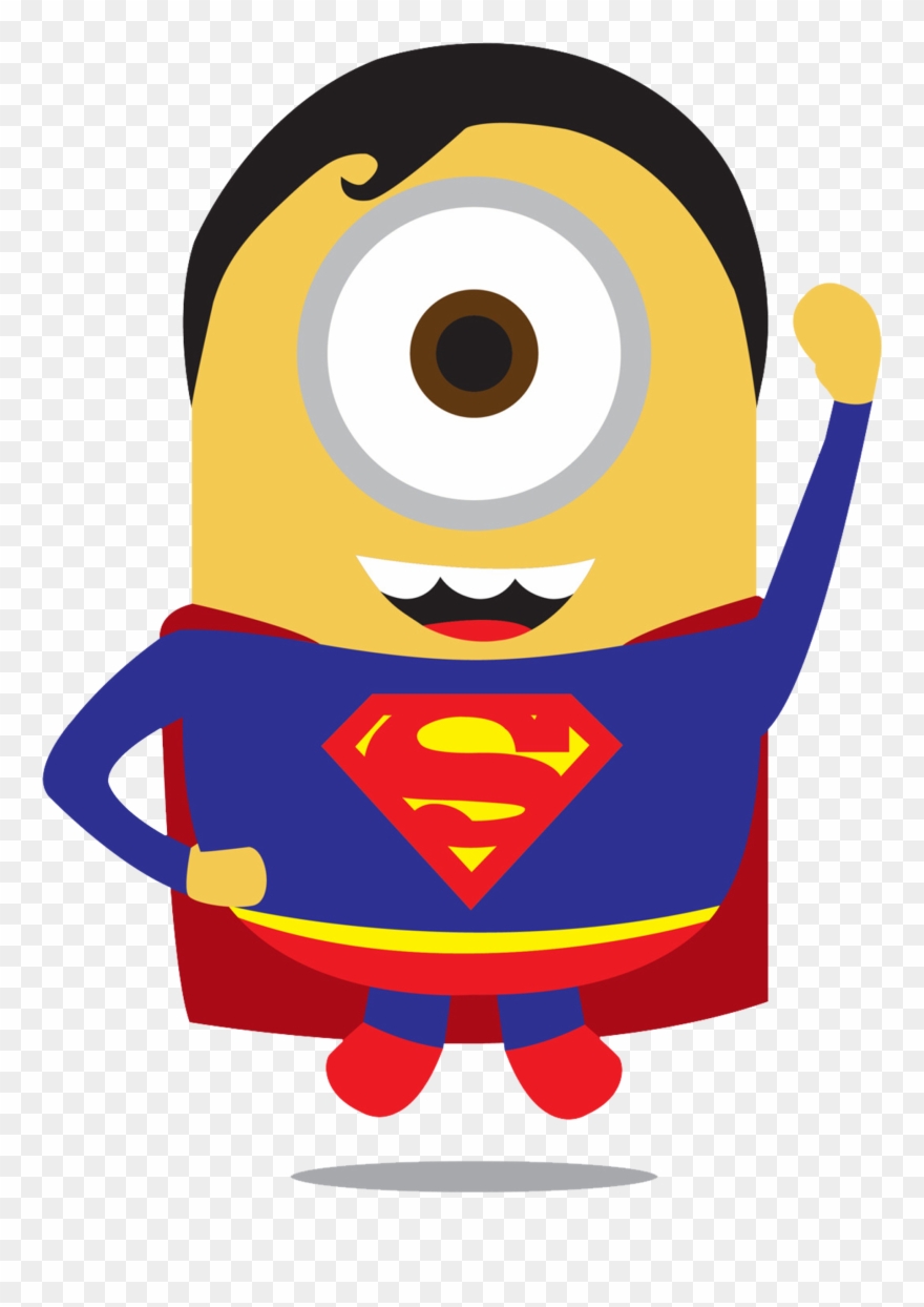 Instathreds Image Transparent Library - Minions Superman Clipart