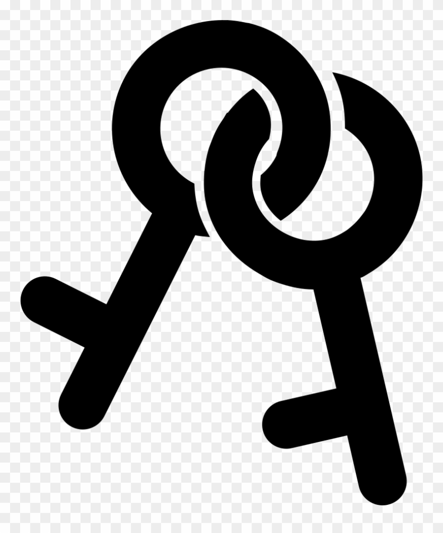 Keys Icon - Key Pair Icon Clipart