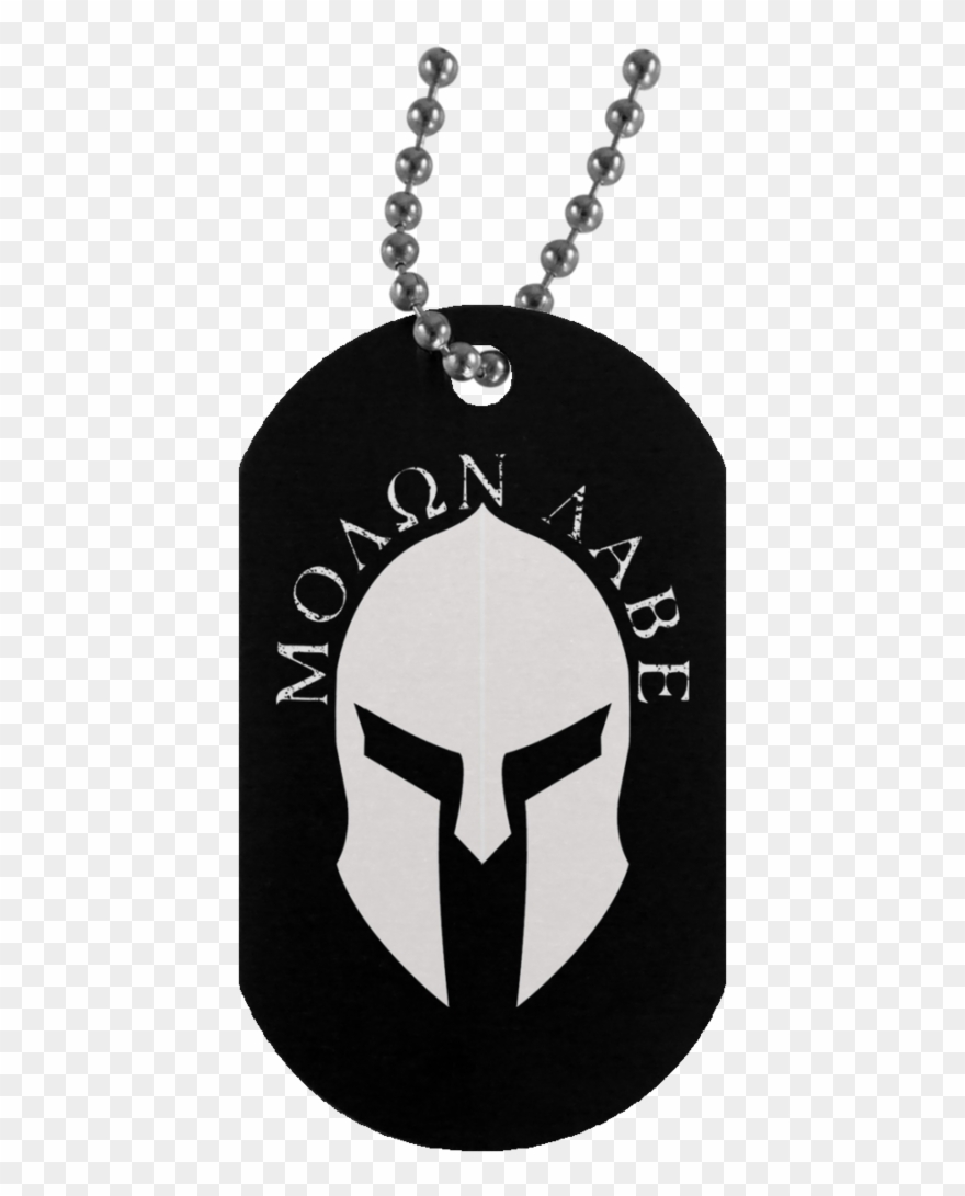 Molon Labe Dog Tags - Military Happy Birthday Daughter Clipart