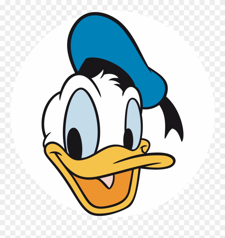 Lesson - Donald Duck Face Png Clipart
