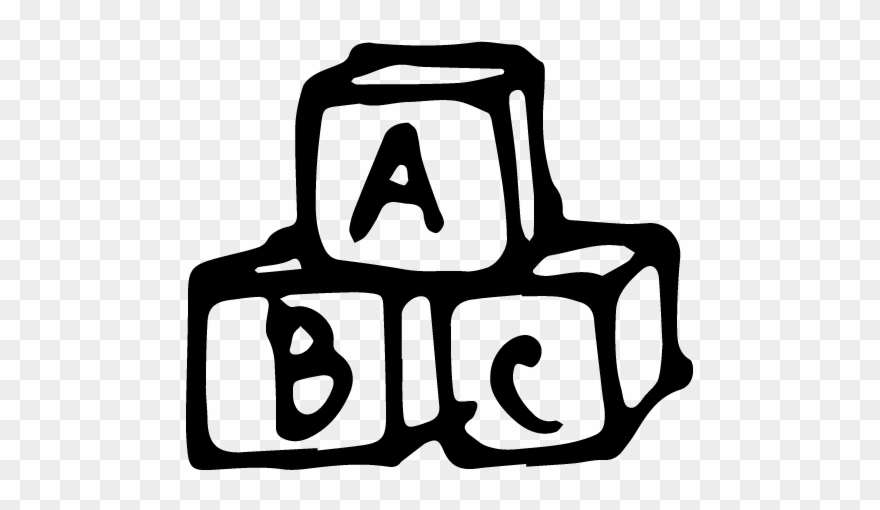 Abc Blocks Icon - Alphabet Clipart