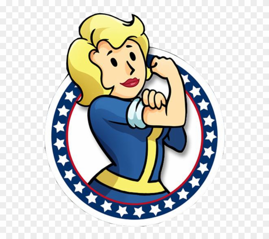 Fallout Shelter Vault Girl Clipart