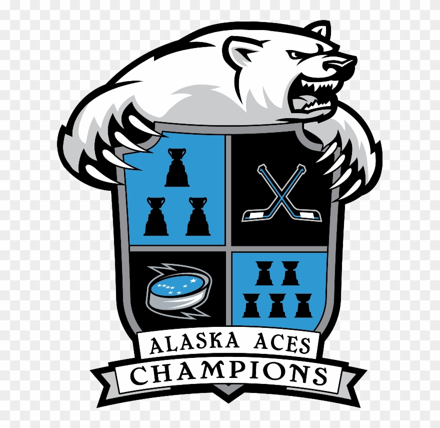 Custom Champions Patch For Upper Left On The Alaska - Alaska Aces Clipart