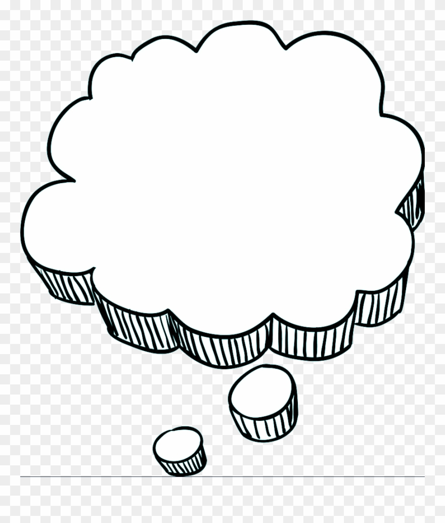 Why Order - Thought Bubble Doodle Transparent Clipart