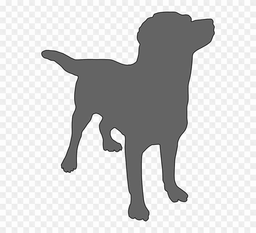 Dog Vector Cliparts 26, Buy Clip Art - Dog Silhouette Transparent Background - Png Download