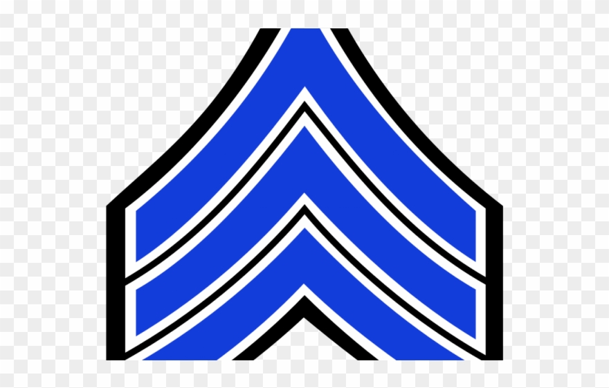 Stripes Clipart Svg - Sgt Chevron Clipart - Png Download