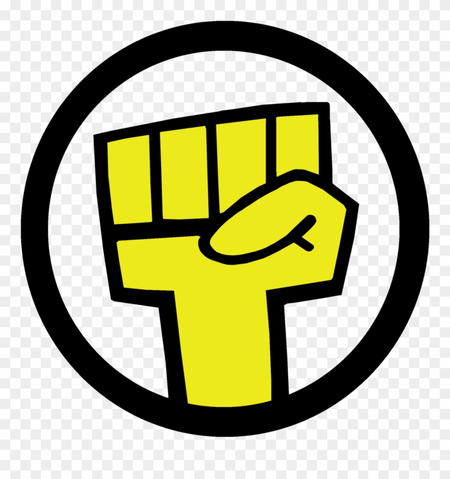 Visit - Gorillaz Fist Logo Clipart