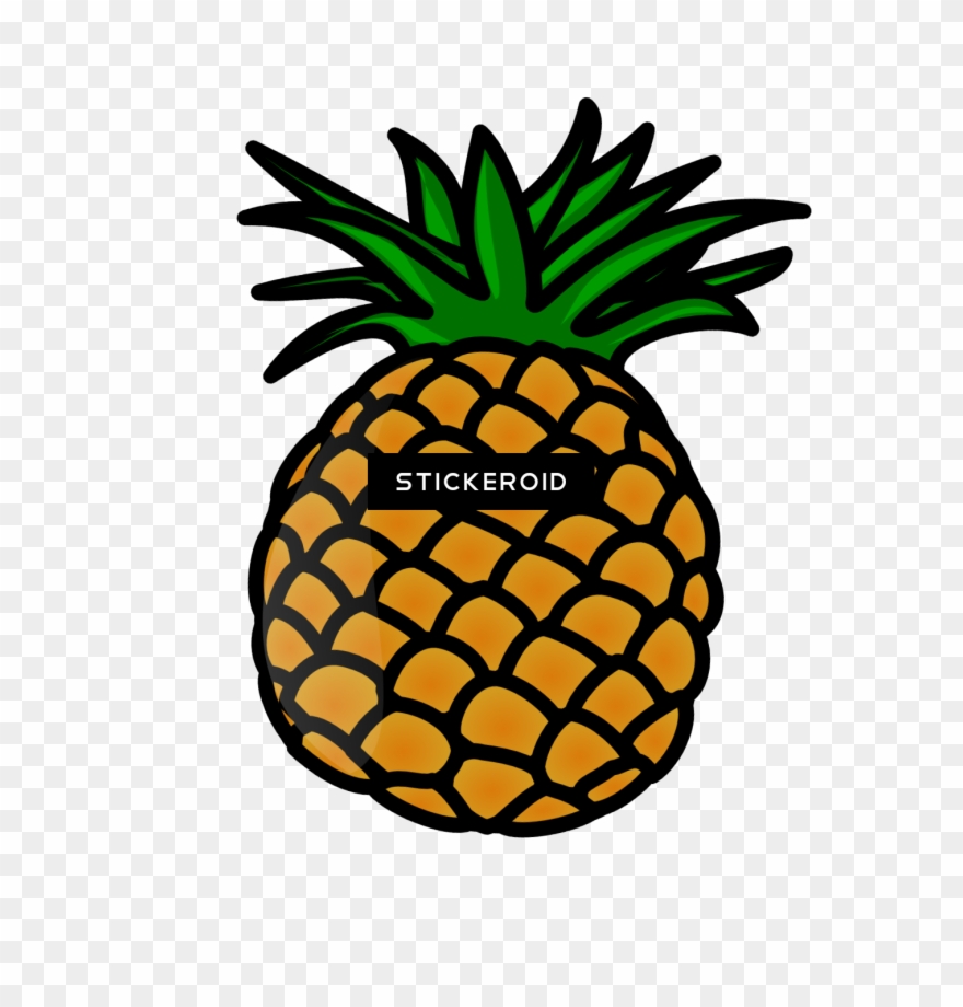 Cartoon Pineapple Clip Art - Cute Pineapple Vector Png Transparent Png