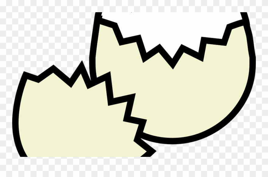 It's Time To Crack The Echo Chamber - Cracked Egg Eggs Clipart - Png Download